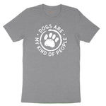 Dogs are My Kind of People Youth Short Sleeve Tee - Athletic Heather