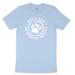 Dogs are My Kind of People Youth Short Sleeve Tee - Light Blue