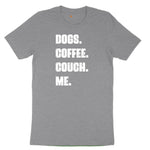Dogs Coffee Couch Me Toddler Short Sleeve Tee - Athletic Heather