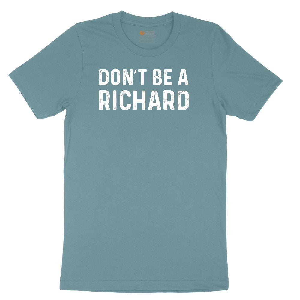Don't Be a Richard Ladies Short Sleeve Tee - Surf Blackout