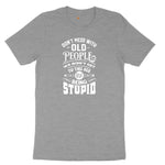 Don't Mess with Old People Ladies Short Sleeve Tee - Granite Heather