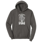 Don't Mess with Old People Hoodie - Charcoal
