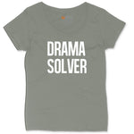 Drama Solver Ladies Curvy Tee - Bamboo Blackout