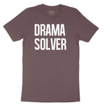 Drama Solver Ladies Short Sleeve Tee - Sangria Blackout