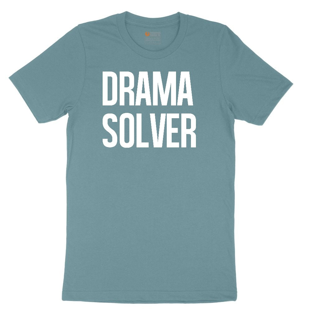 Drama Solver Ladies Short Sleeve Tee - Surf Blackout