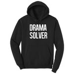 Drama Solver - Mens & Ladies T-Shirt Hoodie - Jet Black