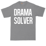 Drama Solver tall t-shirt for men in Athletic Heather