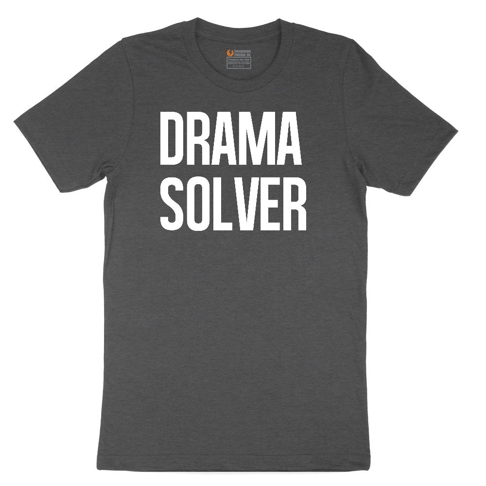 Drama Solver Youth Short Sleeve Tee - Dark Heather Grey