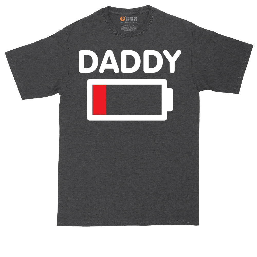 Daddy Low Battery | Mens Tall T-Shirt
