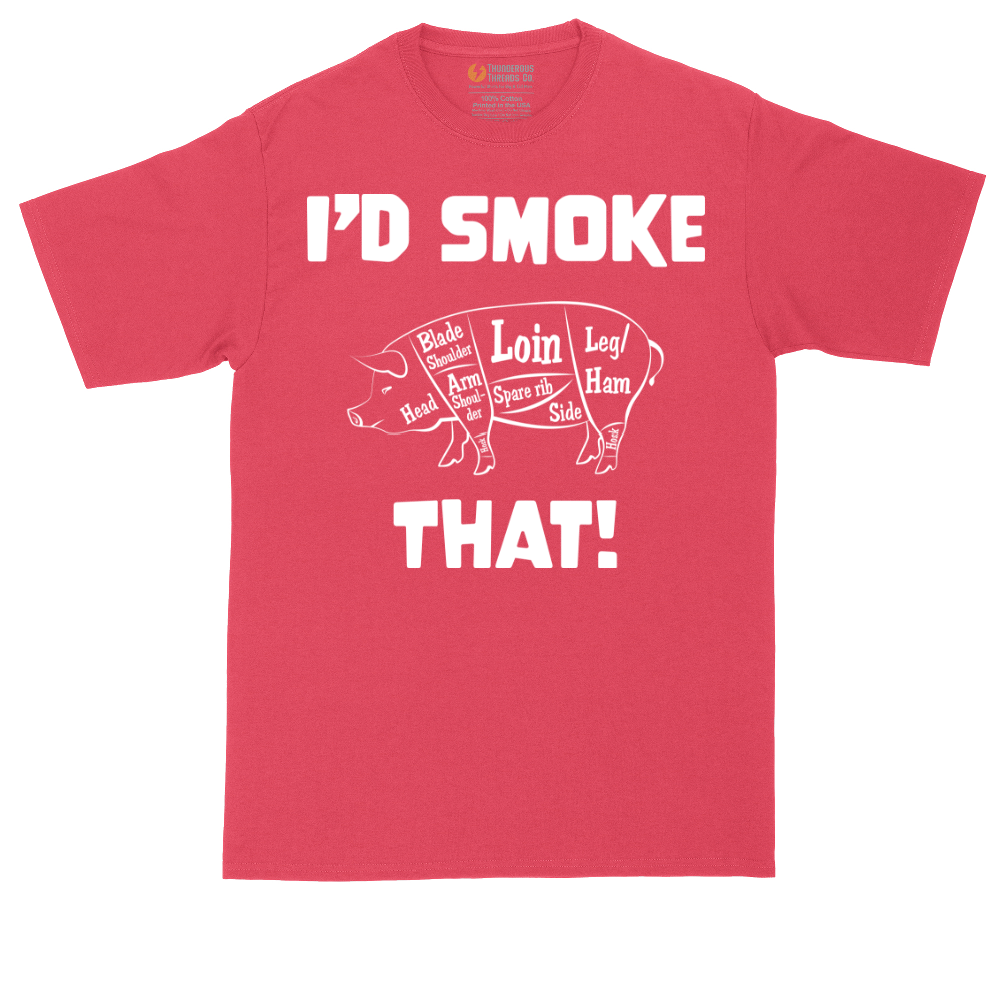 I'd Smoke That Pork Version | Mens Tall T-Shirt