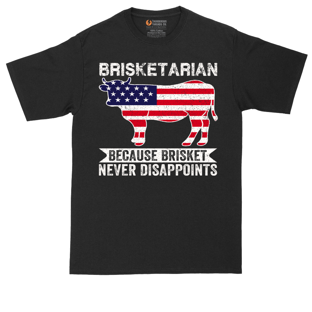 Brisketarian Because Brisket Never Disappoints - Mens Tall T-Shirt (Sizes LT to 4XLT)