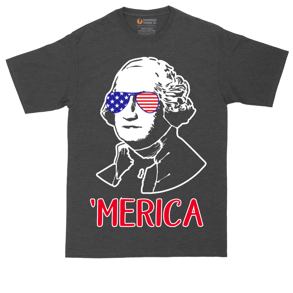 Merica George Washington | Mens Tall T-Shirt