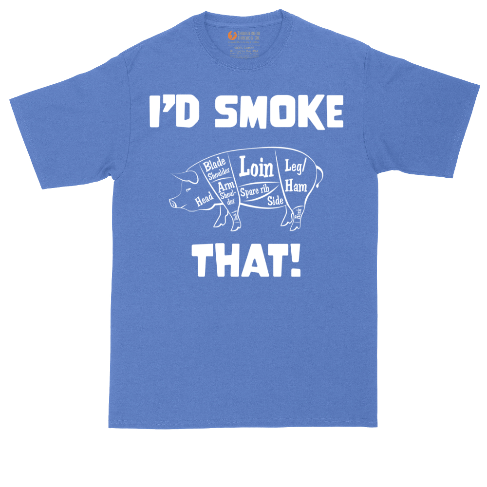 I'd Smoke That Pork Version | Mens Tall T-Shirt