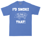 I'd Smoke That Pork Version | Mens Tall T-Shirt