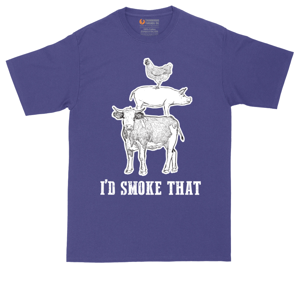 I'd Smoke That_Original Design | Mens Tall T-Shirt