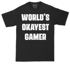 Worlds Okayest Gamer | Mens Tall T-Shirt