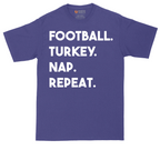 Football Turkey Nap Repeat | Mens Tall T-Shirt