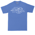 Jesus Subway Art | Mens Tall T-Shirt