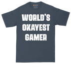 Worlds Okayest Gamer | Mens Tall T-Shirt