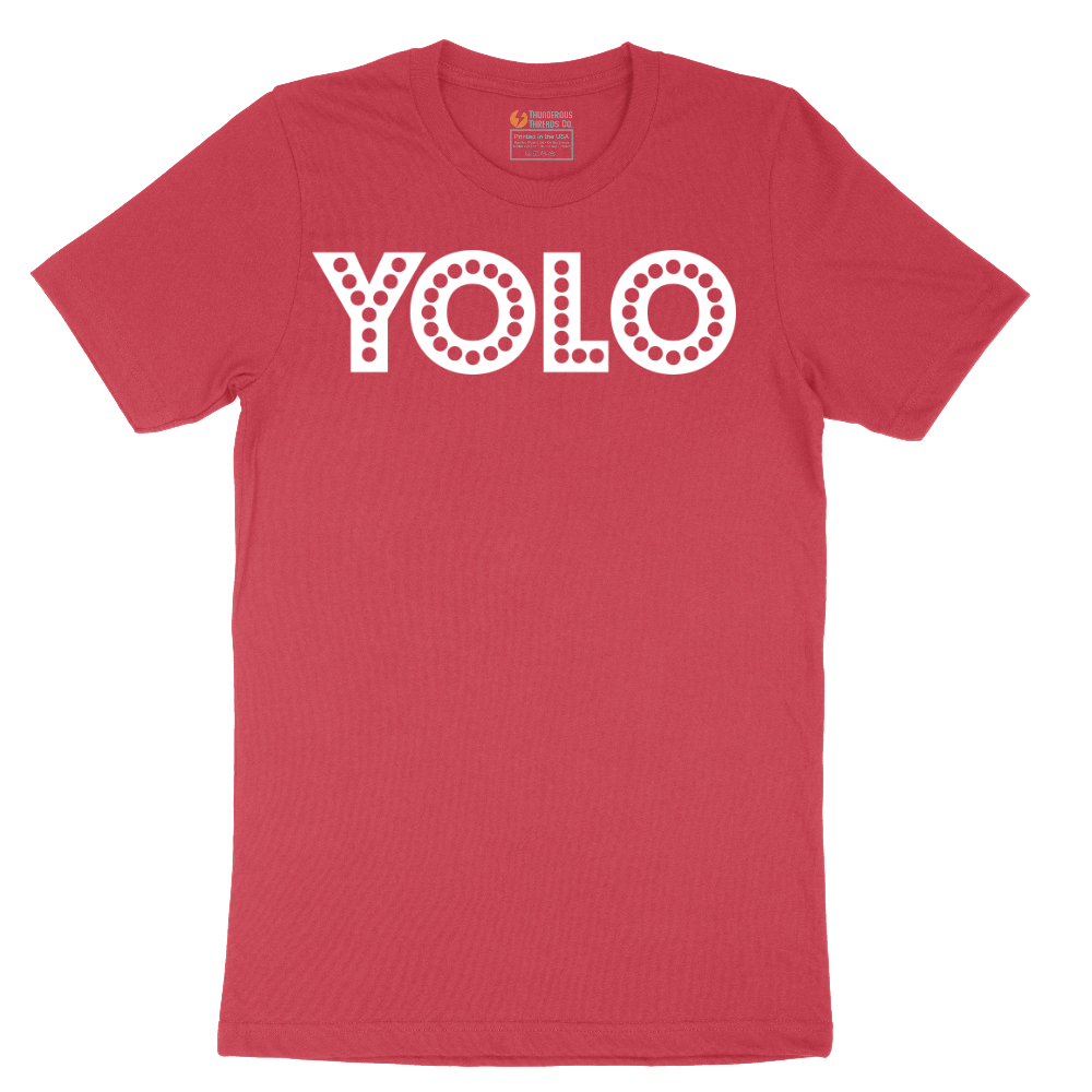 YOLO - Mens T-Shirt - Sizes S - 6XL