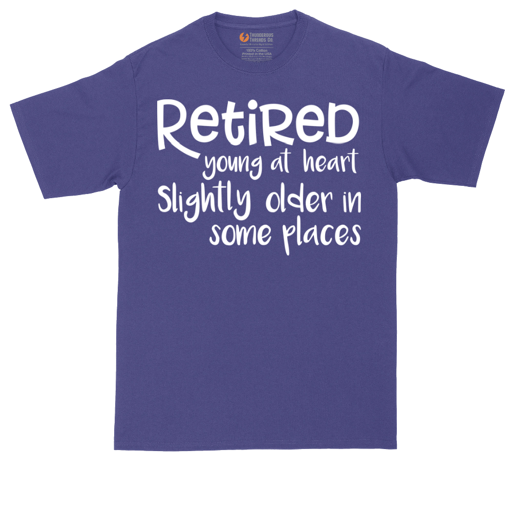 Retired Young at Heart | Mens Tall T-Shirt