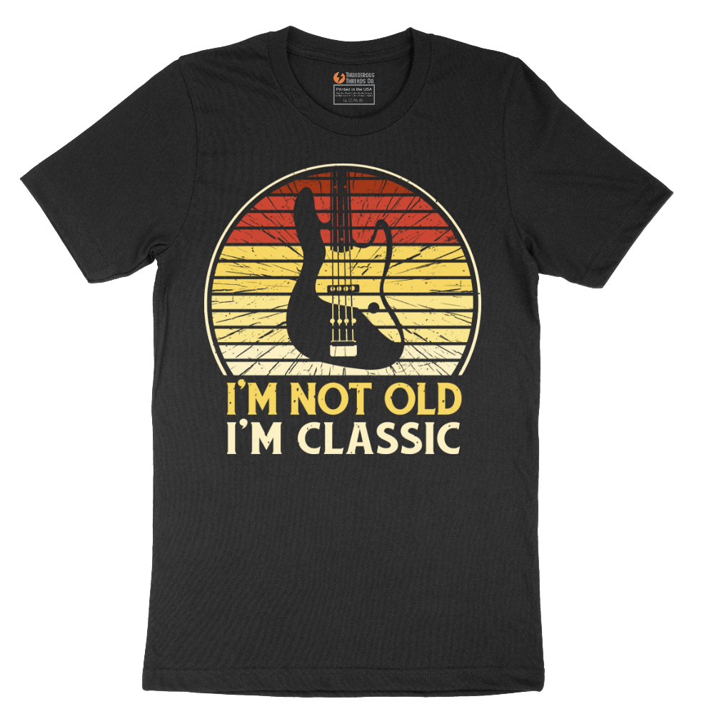 I'm Not Old I'm Classic Guitar Version - Mens T-Shirt - Sizes S - 6XL