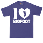 I Love Bigfoot | Mens Tall T-Shirt