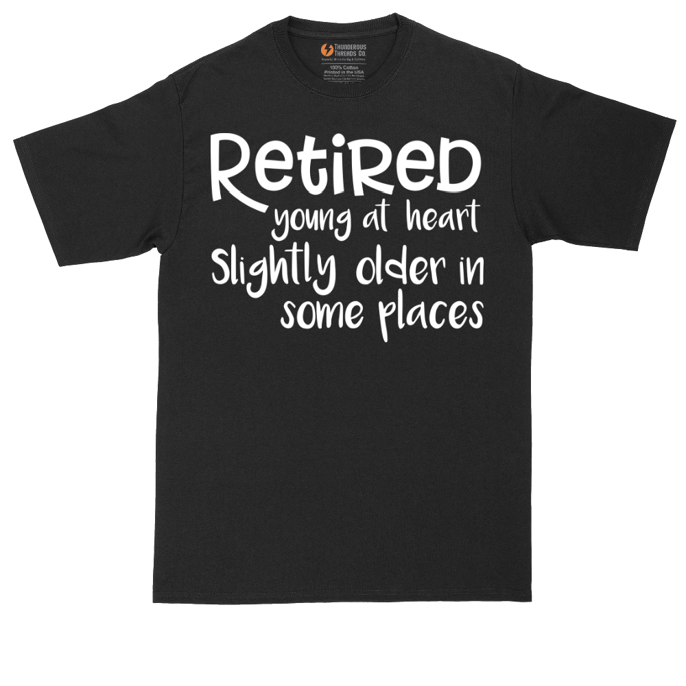 Retired Young at Heart | Mens Tall T-Shirt