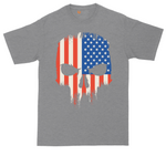 USA Skull - Mens Tall T-Shirt