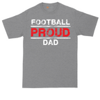 Proud Football Dad | Mens Tall T-Shirt