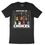 Life is Full of Important Choices Guitar Version - Mens T-Shirt - Sizes S - 6XL