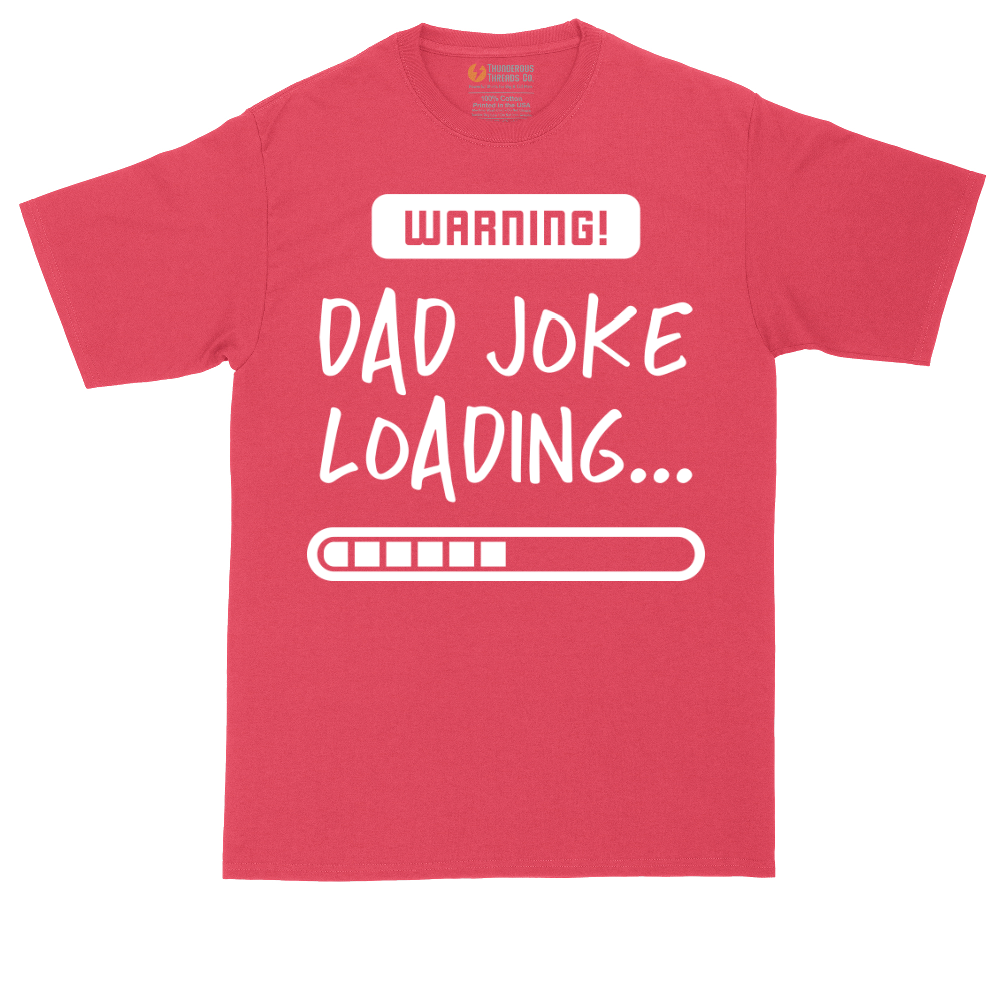 Warning Dad Joke Loading | Mens Tall T-Shirt
