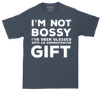 I'm Not Bossy I've Been Blessed with an Administrative Gift | Mens Tall T-Shirt