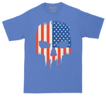 USA Skull - Mens Tall T-Shirt