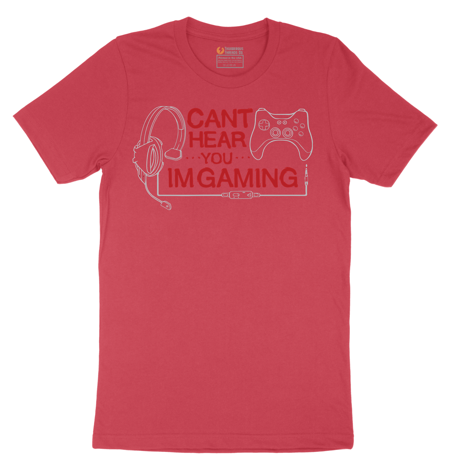 Can't Hear You I'm Gaming - Mens T-Shirt - Sizes S - 6XL