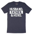 Husband Father Hero - Mens T-Shirt - Sizes S - 6XL