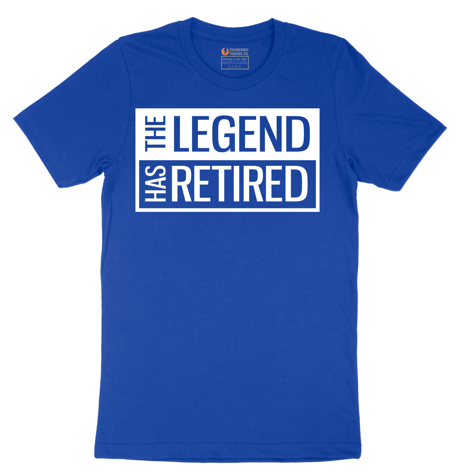 The Legend Has Retired Square Version - Mens T-Shirt - Sizes S - 6XL
