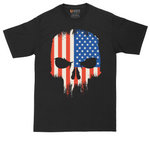 USA Skull - Mens Tall T-Shirt