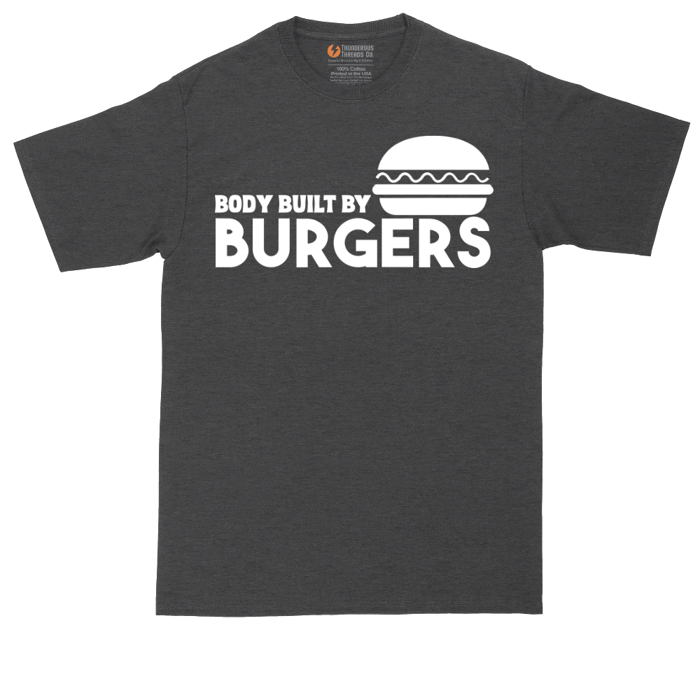 Body Built by Burgers | Mens Tall T-Shirt