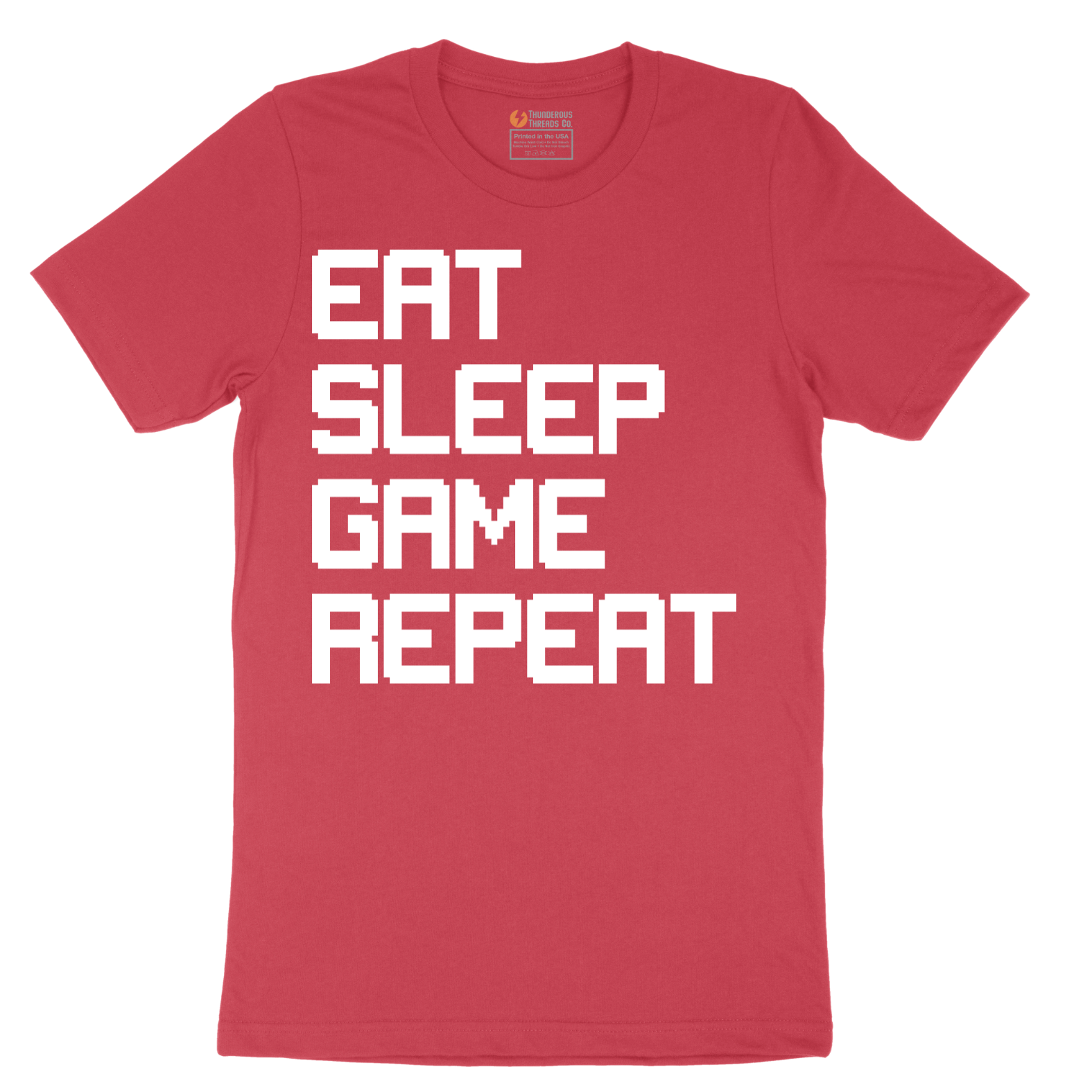 Eat Sleep Game Repeat - Mens T-Shirt - Sizes S - 6XL
