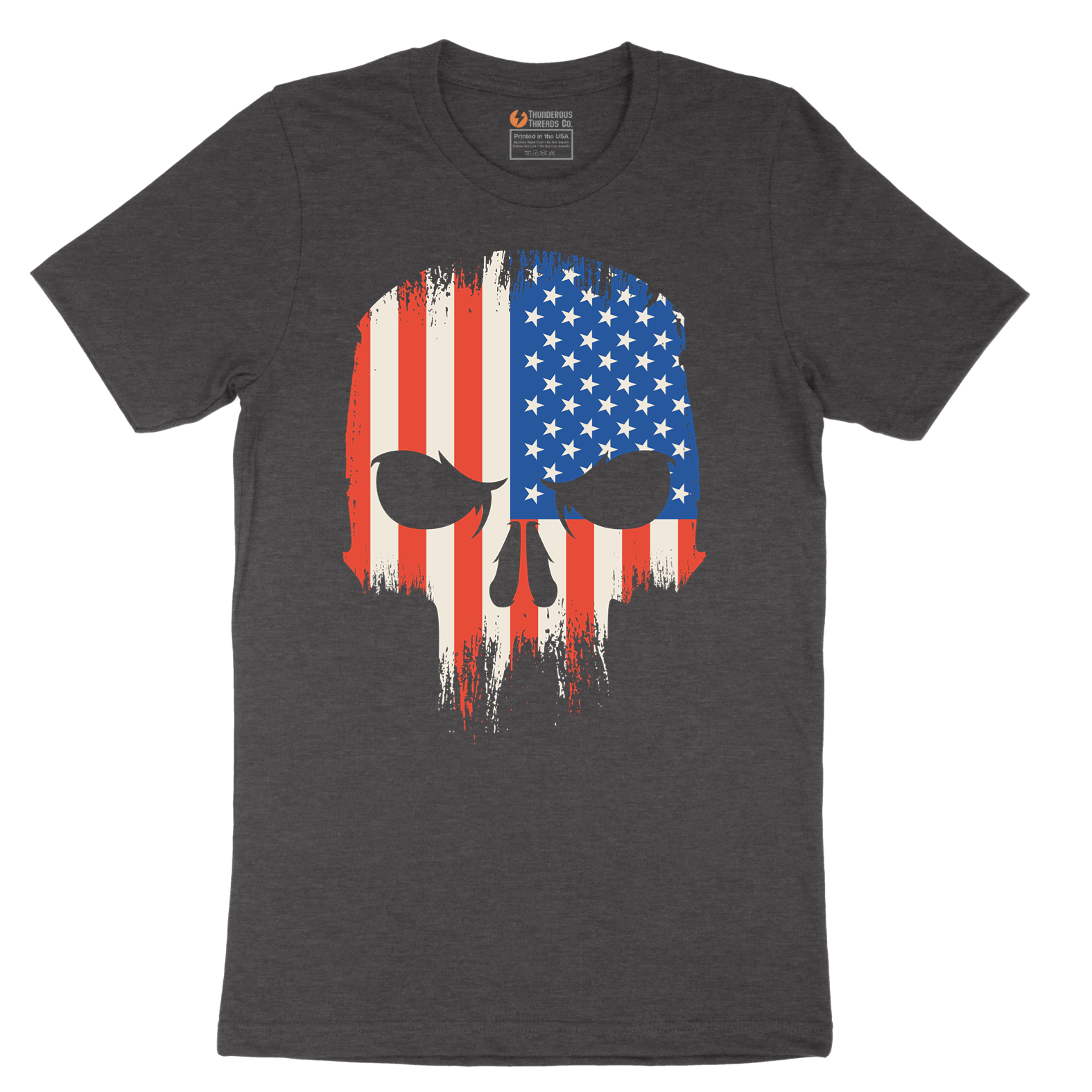 USA Skull - Mens T-Shirt - Sizes S - 6XL