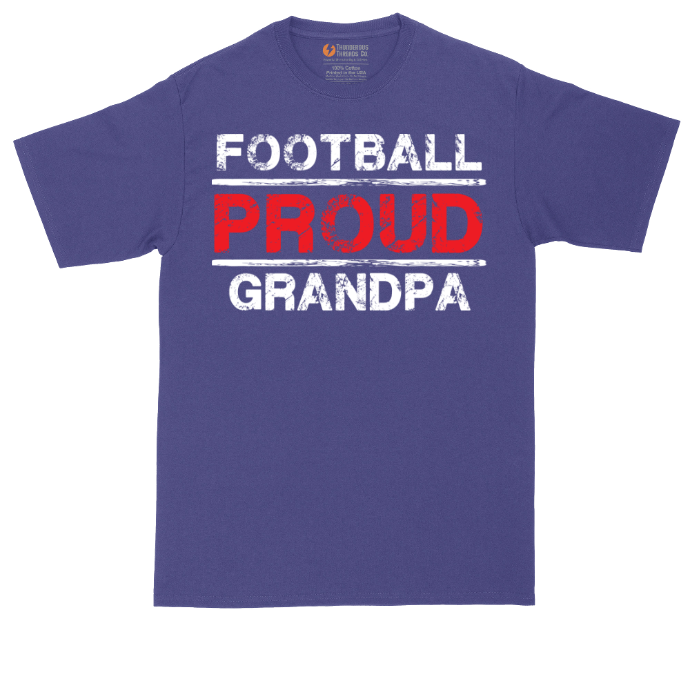 Proud Football Grandpa | Mens Tall T-Shirt