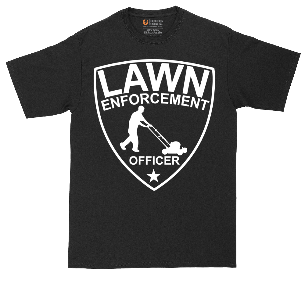Lawn Enforcement Officer_Push Mower Version | Mens Tall T-Shirt