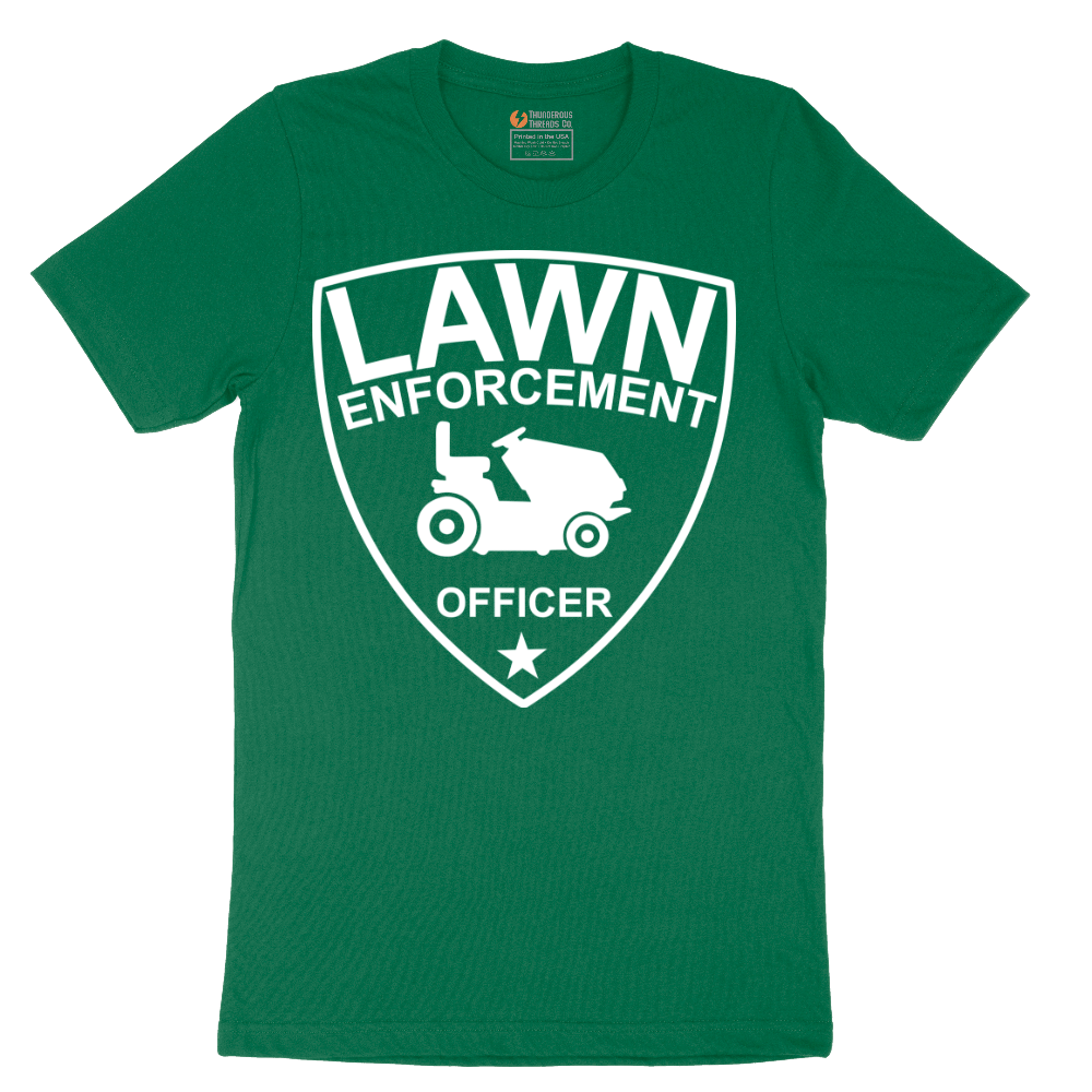 Lawn Enforcement Officer - Mens T-Shirt - Sizes S - 6XL