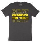 Best Grandpa in the Galaxy - Mens T-Shirt - Sizes S - 6XL