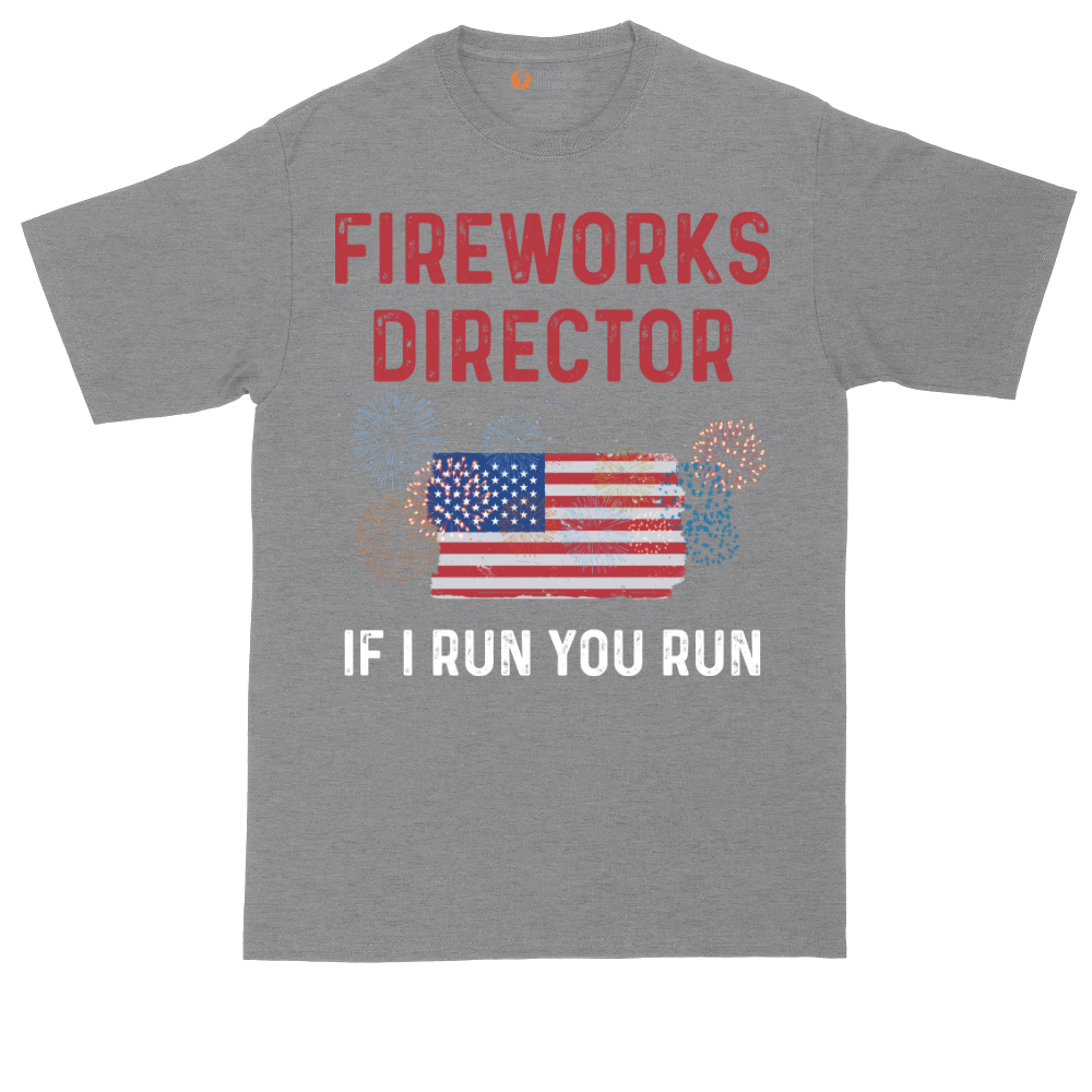 Fireworks Director If I Run You Run | Mens Tall T-Shirt