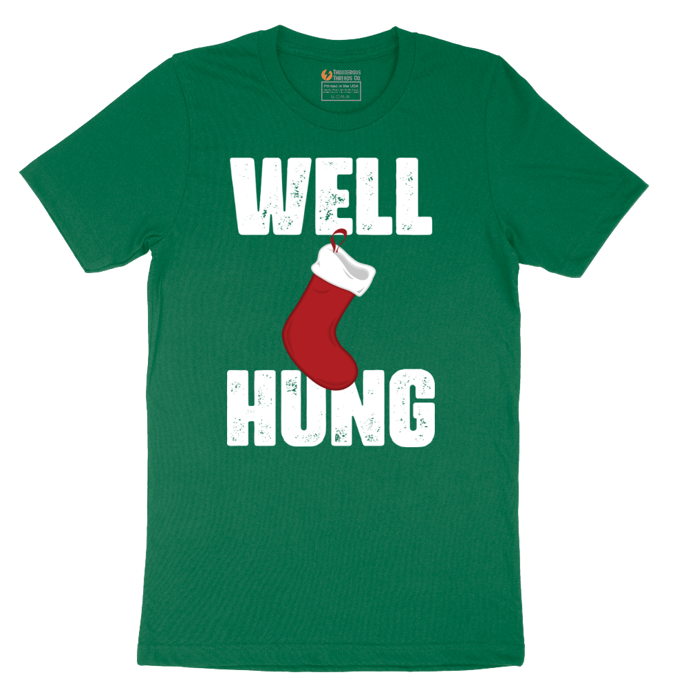 Well Hung - Mens T-Shirt - Sizes S - 6XL