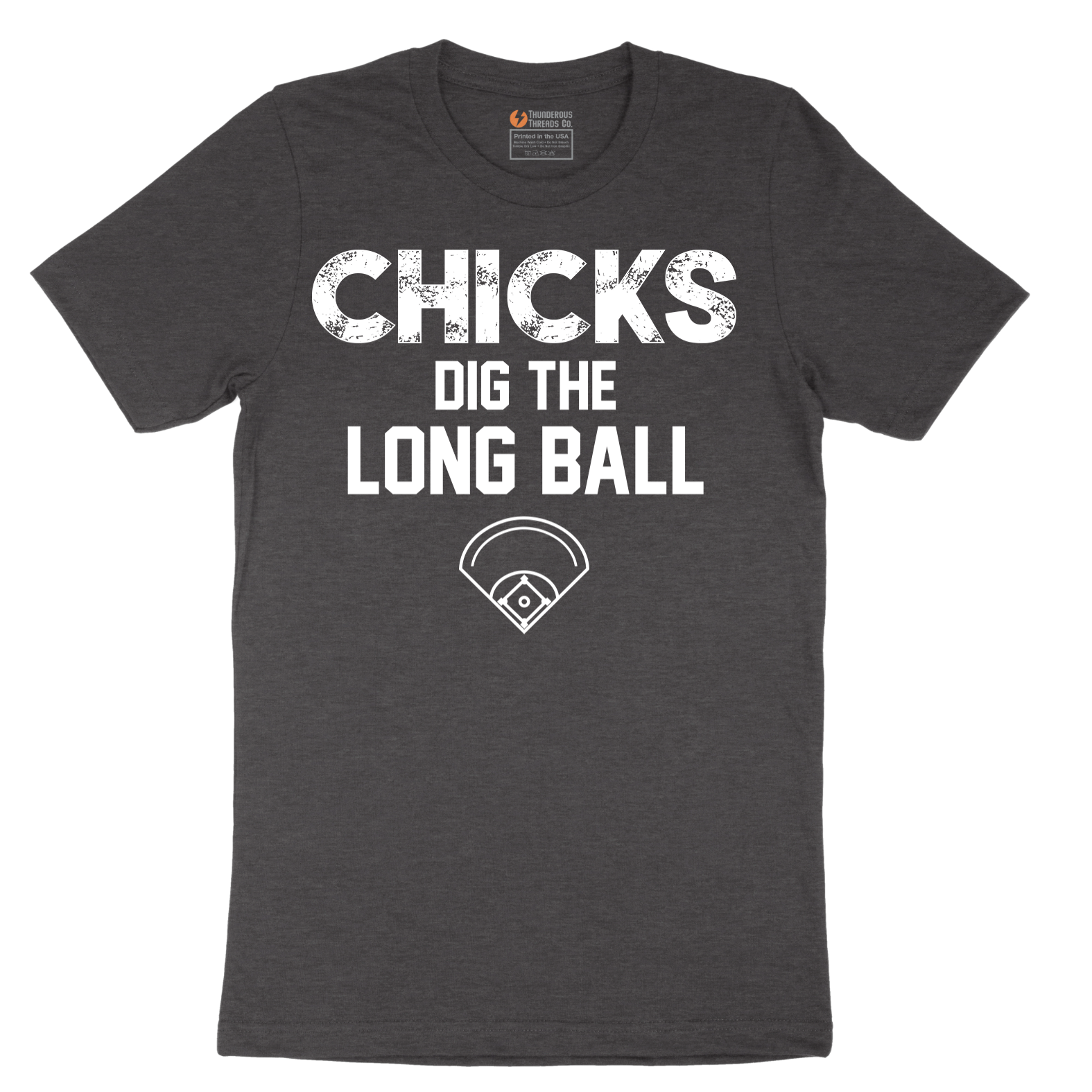 Chicks Dig the Long Ball - Mens T-Shirt - Sizes S - 6XL