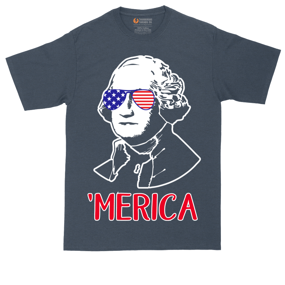 Merica George Washington | Mens Tall T-Shirt
