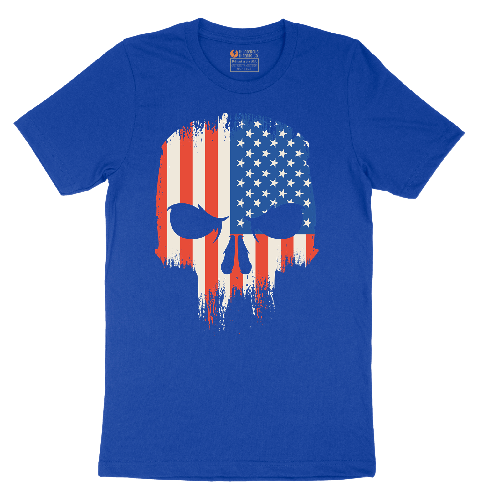 USA Skull - Mens T-Shirt - Sizes S - 6XL
